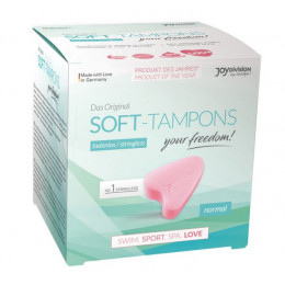Тампоны для менструации Soft Tampons Joy Division розовый, 3 шт – фото
