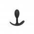 Анальная пробка с рельефной ножкой Chisa черная, 8.6 х 2.7 см (52536) – фото 2