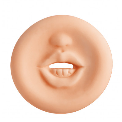 Насадка для помпы мастурбатор рот Dream Toys бежевый, 7.5 см (46025) – фото 1