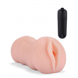 Мастурбатор вагина с вибрацией Dream Toys бежевый, 13.5 х 6 см