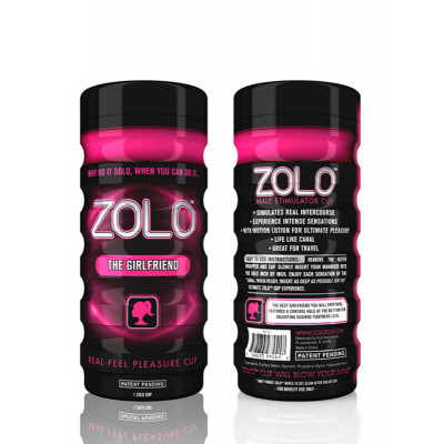 Мастуратор хай-тек в колбі Zolo чорно-рожевий, 15.5 х 6.5 см (46032) – фото 1