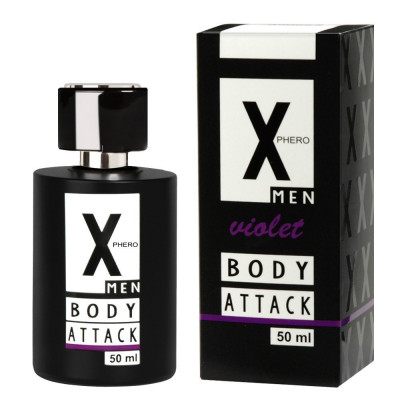 Духи з феромонами для чоловіків Body Attck MEN violen X-PHERO, 50 мл (46116) – фото 1