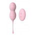 Вагинальные шарики с дистанционными пультом Dream Toys на жесткой сцепке, розовые, 17.3 х 3.7 см (46065) – фото 3