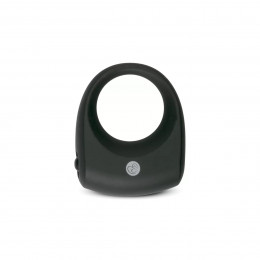 Эрекционное вибро-кольцо Easytoys черное, 5.5 х 4.5 см
