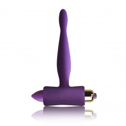 Анальный вибростимулятор Rocks-Off фиолетовый, 9.5 см х 2 см – фото