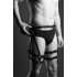 Гартеры мужские One Size MG3 из натуральной кожи, с вертикальными ремнями, черные (206499) – фото 2