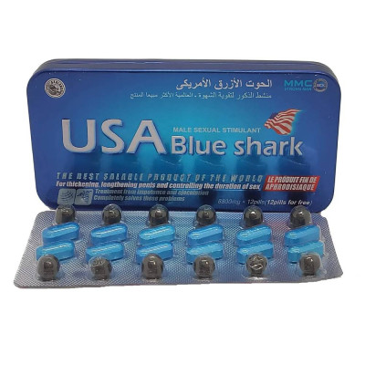 Збудник для чоловіків USA Blue Shark 24 шт (215814) – фото 1