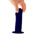 Фалоімітатор з термосиликона для розігріву, синього кольору (37988) – фото 3