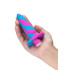 Анальная пробка с вибрацией Blush Avant розово-голубая, 12.7 х 3.1 см (216257) – фото 4