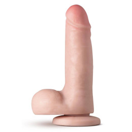 Фаллоимитатор реалистичный, на присоске Blush Loverboy бежевый, 18.4 х 4.4 см – фото