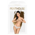 Еротичні трусики Penthouse Catch me, S / M, мереживні, з декором ззаду, білі (204682) – фото 3