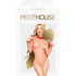 Эротическое боди Penthouse Scandalous, O/S, в крупную сетку, красное (204640) – фото 3