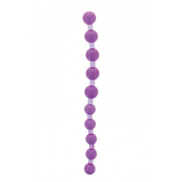 Анальные бусы NMС фиолетовые, 31.8 х 2.5 см