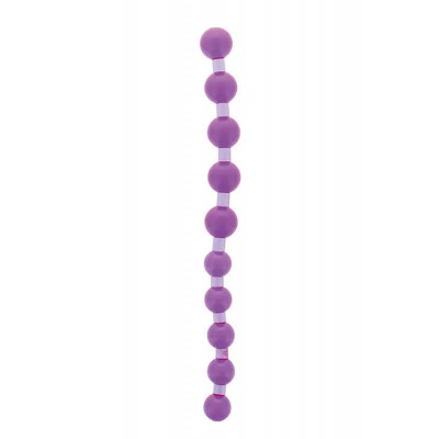 Анальные бусы NMС фиолетовые, 31.8 х 2.5 см (204748) – фото 1