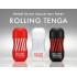 Мастурбатор нереалистичный Rolling Tenga Gyro Roller Cup красно-белый, 15 х 4.5 см (205075) – фото 3