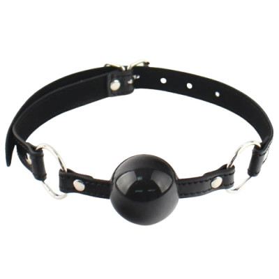 Кляп-шарик Fetish Bondage ball gag черный, 4.5 см (204995) – фото 1
