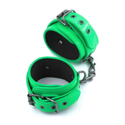 Поножі NS Novelties Electra Ankle cuffs зелені (205144) – фото 1