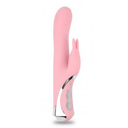 Вібратор-кролик Chisa Rotating missile Bunny рожевий, 24 х 3.7 см
