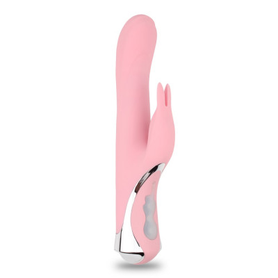 Вібратор-кролик Chisa Rotating missile Bunny рожевий, 24 х 3.7 см (205160) – фото 1