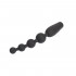 Анальна ялинка з вібрацією Chisa чорна, 18.5 х 3 см (205177) – фото 5