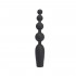 Анальная елочка с вибрацией Chisa черная, 18.5 х 3 см (205177) – фото 3