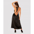 Сексуальное платье Obsessive Agatya, L/XL, длинное, с кружевом, черное (54215) – фото 8