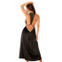 Сексуальное платье Obsessive Agatya, L/XL, длинное, с кружевом, черное (54215) – фото 10