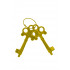 Наручники на ланцюжку, з ключами toy JOY золоті (203742) – фото 2