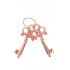 Наручники на цепочке, с ключами TOY JOY розовое золото (203743) – фото 2