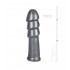Насадка для страпона гігантська рельєфна Vac-U-Lock Doc Johnson чорна, 25 х 7 см (203869) – фото 5