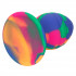 Анальная пробка рельефная, M, на присоске California Exotic Novelties разноцветная, 7.5 х 3.2 см (203863) – фото 7