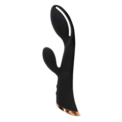 Вибратор-кролик TOY JOY черный, 20 х 3.2 см (203759) – фото 1
