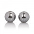 Вагінальні кульки без зчіпки обтяжені Gopaldas сріблясті, 1.5 см (203847) – фото 2