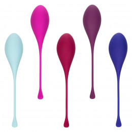 Набор вагинальных шариков разного веса California Exotic Novelties разноцветный, 17.2 х 3.2 см – фото