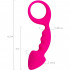 Анальна пробка Bong рожева, 12.5 х 3 см (204631) – фото 3