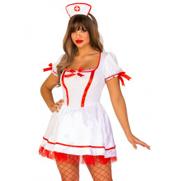 Костюм медсестры для ролевой игры Leg Avenue Naughty Nurse Costume, размер M – фото