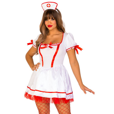 Костюм медсестри для рольової гри Leg Avenue Naughty Nurse Costume, розмір S (207661) – фото 1