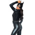 Сексуальный костюм женщины-кошки Leg Avenue Captivating Crime Fighter, S, 3 предмета, черный (216013) – фото 3