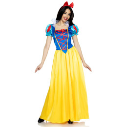 Костюм Белоснежки Leg Avenue Classic Snow White, M, 2 предмета, разноцветный – фото