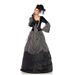 Костюм бальное платье Leg Avenue, L, Victorian Ball Gown, черное