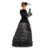 Костюм бальное платье Leg Avenue, S, Victorian Ball Gown, черное (208636) – фото 5