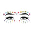 Блискуча маска зі страз Leg Avenue, O / S, з зірками, різнобарвна (208544) – фото 3