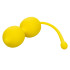 Набір вагінальних кульок на м'якому зчепленні California Exotic, жовтий, 19 х 3.2 см (207674) – фото 7