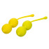 Набір вагінальних кульок на м'якому зчепленні California Exotic, жовтий, 19 х 3.2 см (207674) – фото 9