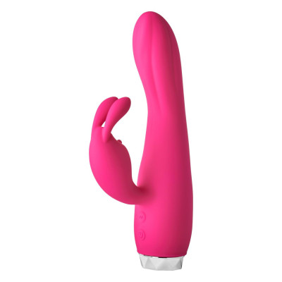 Вибратор-кролик Dream Toys Flirts, розовый, 17 х 3 см (205703) – фото 1