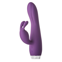 Вібратор-кролик Dream Toys Flirts, фіолетовий, 17 х 3 см – фото