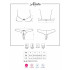 Сексуальный комплект Obsessive Alabastra, XXL, с интимным доступом, розовый (206891) – фото 4