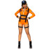 Эротичный костюм космонавтки Leg Avenue, M, 3 предмета, оранжевый (207531) – фото 7