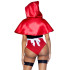 Сексуальный костюм Красной Шапочки Leg Avenue, S, 3 предмета, красный (207510) – фото 2