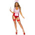 Сексуальный костюм медсестры Leg Avenue, S, 2 предмета, бело-красный (207524) – фото 5
